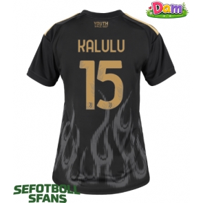 Juventus Pierre Kalulu #15 Tredje Tröja Kvinnor 2026-27 Kortärmad